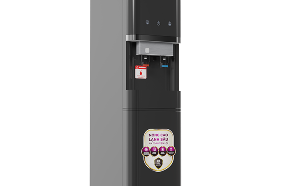 Bình nước được thiết kế lắp âm, thuận tiện cho việc thay thế